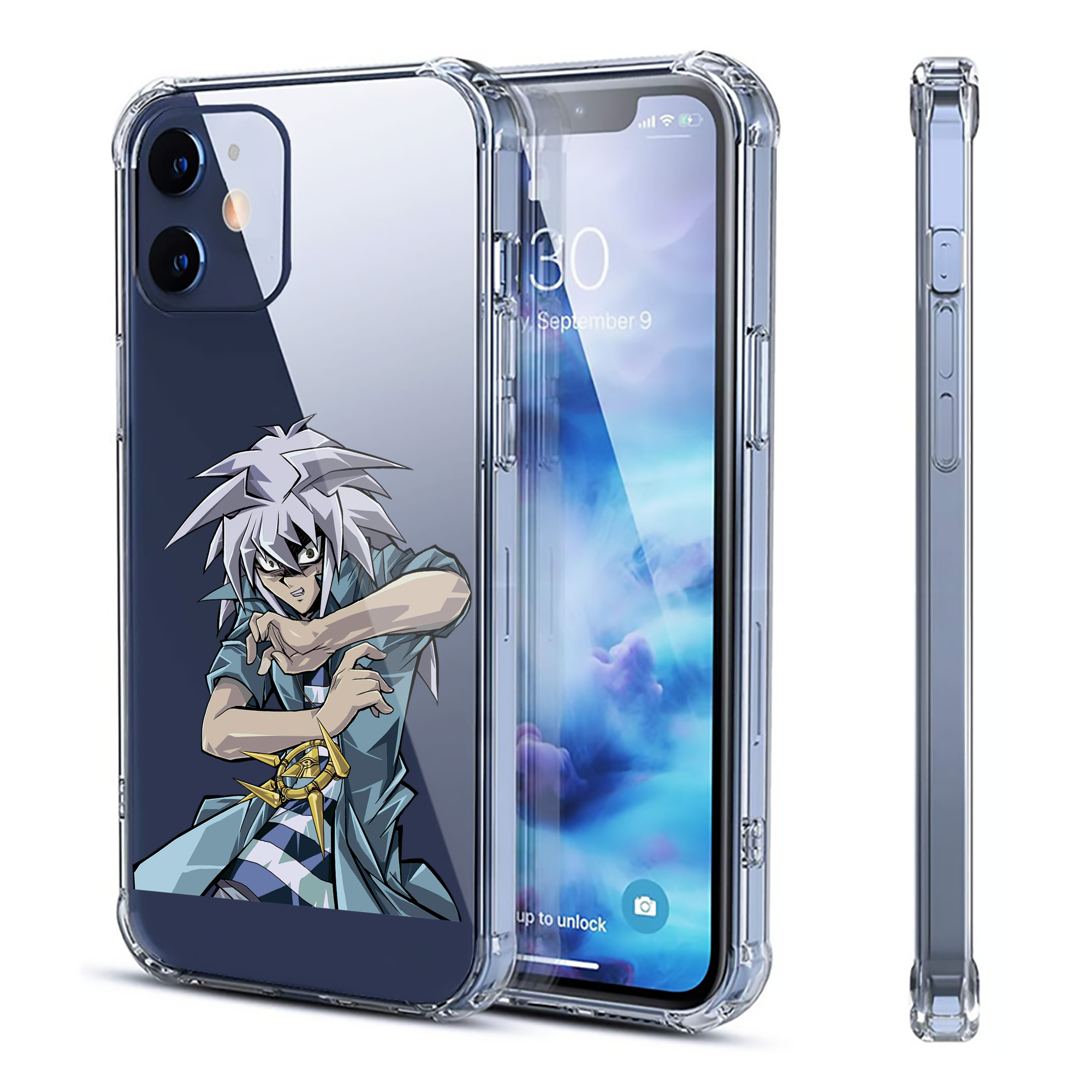 （画像用） 遊☆戯☆王 Yu-Gi-Oh! 【iPhone 12シリーズ対応】透明スマホケース（クリアソフトケース）